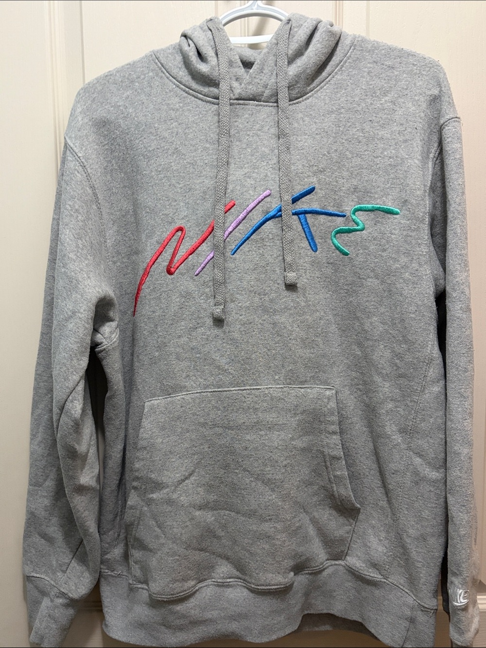 Nike Gray Hoodie - Medium